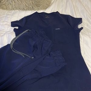 Navy Jaanuu scrub set